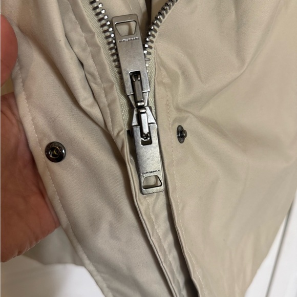 Authentic Burberry London Trench Coat Hooded Nova Check Lining Size 2R Vintage - Picture 4 of 13